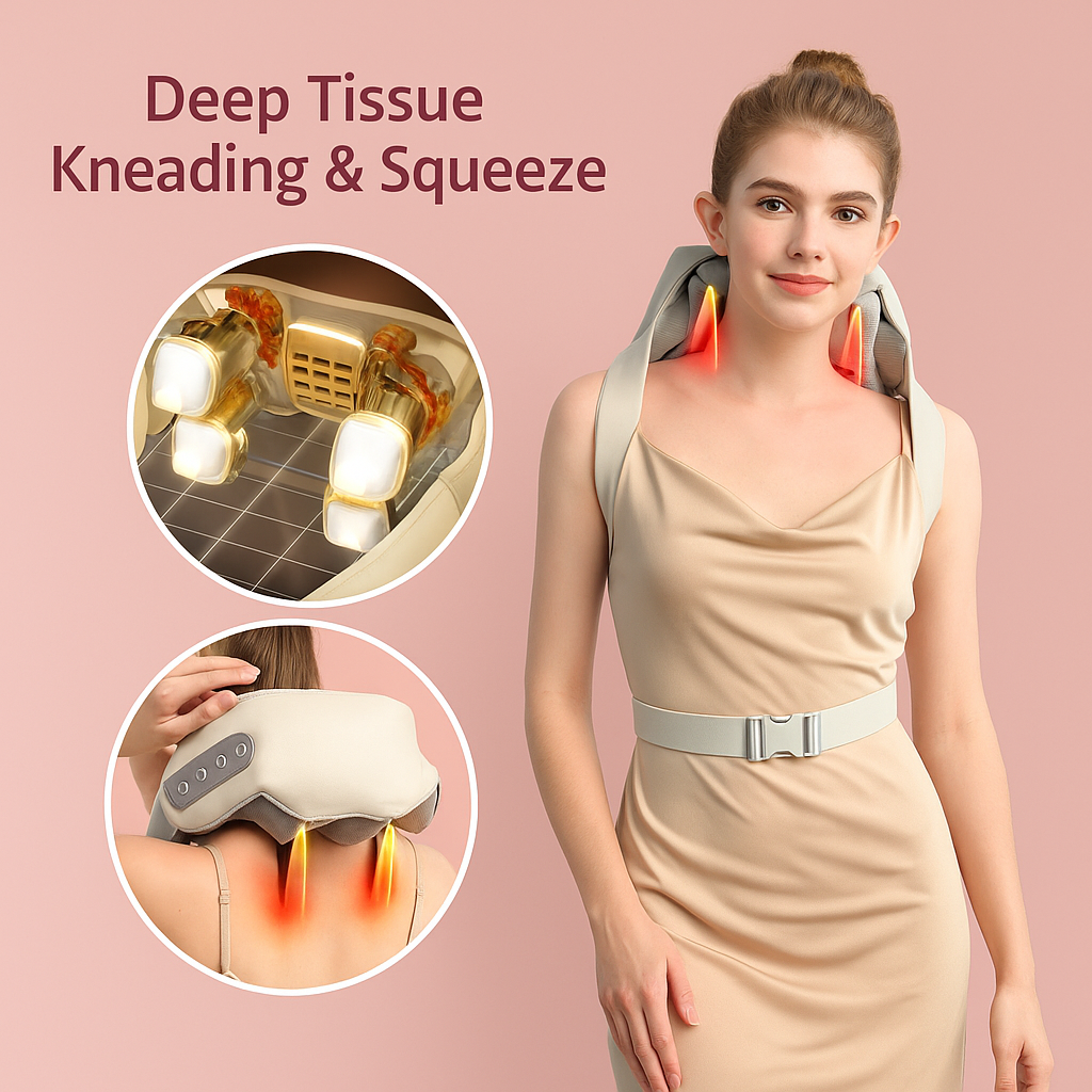 6D Deep Tissue Neck & Shoulder Massager – SimMorgan Soho