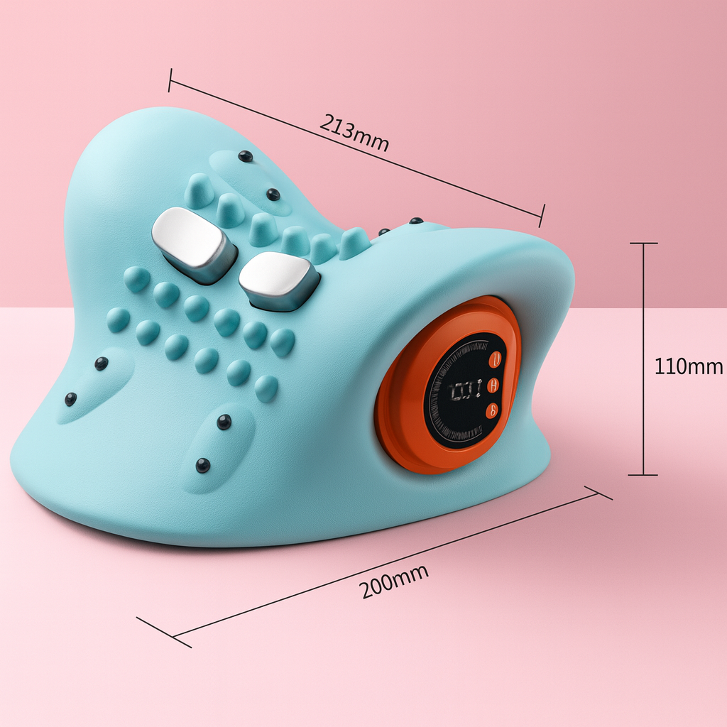 Luxury Electric Cervical Traction & Neck Therapy Pillow